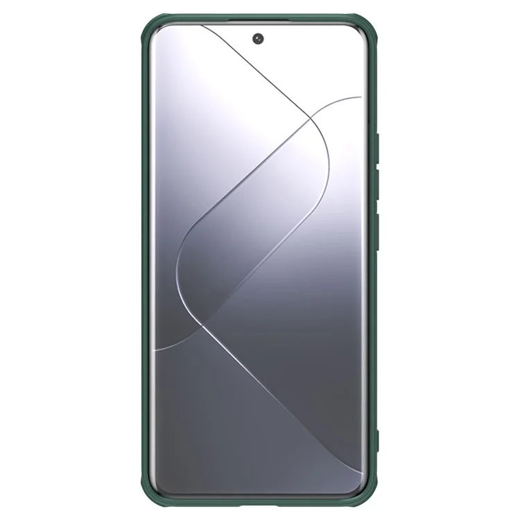 NILLKIN CamShield Prop Magnetic Series for Xiaomi 14 Phone Case with Lens Cover Kickstand - Green