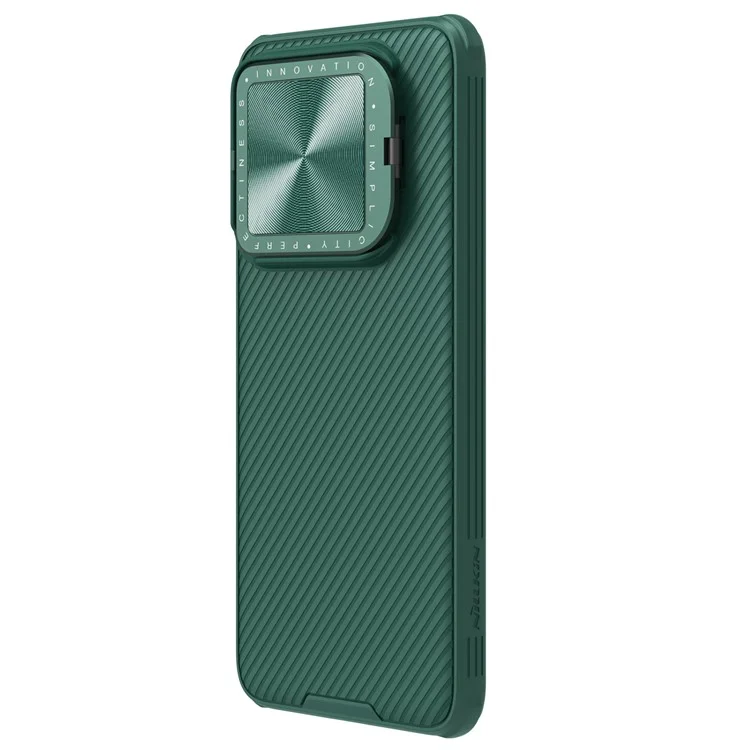 NILLKIN CamShield Prop Magnetic Series for Xiaomi 14 Phone Case with Lens Cover Kickstand - Green