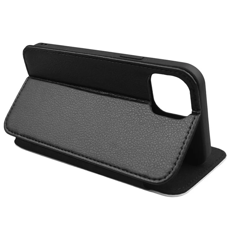 Für iPhone 15 Heat Transfer Printing Phone Case PU-Leder DIY Blank Weißer Deckel