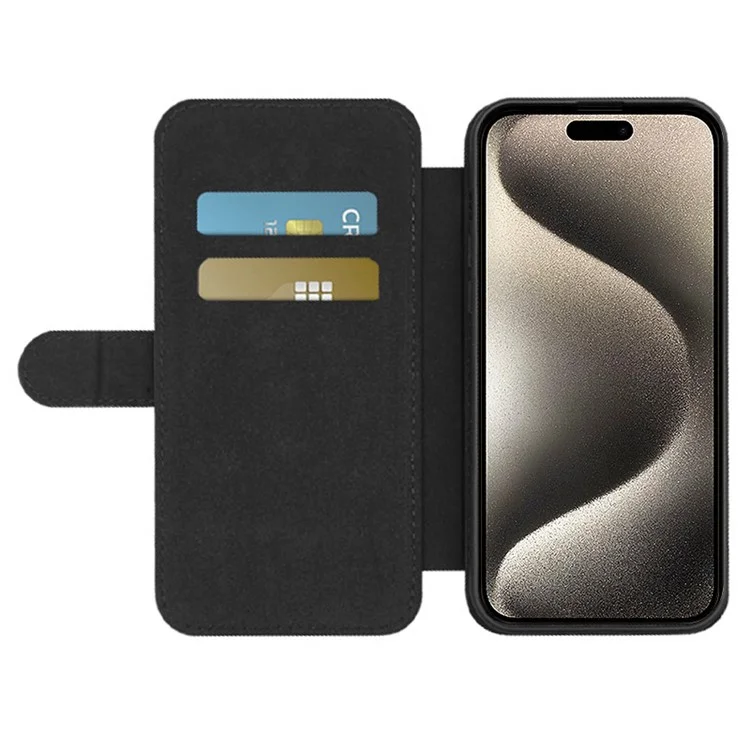 Per iPhone 15 Pro Custodia stampabile a sublimazione in pelle PU Custodia per trasferimento di calore bianca