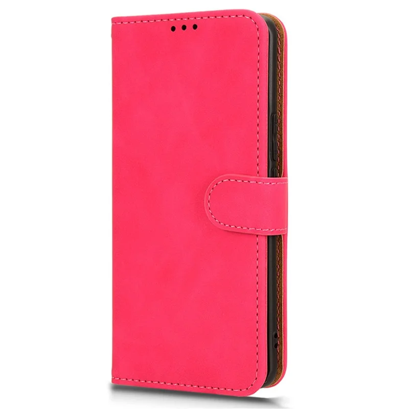 For Honor X9b 5G / Magic6 Lite 5G Case Skin-touch PU Leather Stand Wallet Cover - Rose