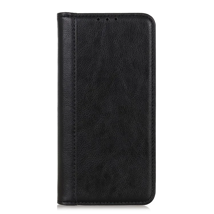For Honor X9b 5G / Magic6 Lite 5G / X50 5G Case Litchi Texture Split Leather Shockproof Phone Cover - Black