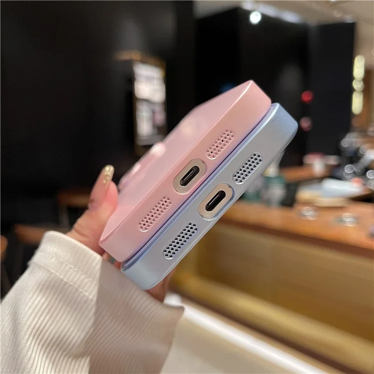 AG For iPhone 12 Pro Case TPU + Tempered Glass Matte Phone Cover - Pink