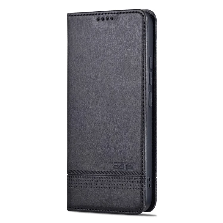 AZNS для Xiaomi 14 Чехол Антицарапина Подставка для телефона Бумажник - Черный 