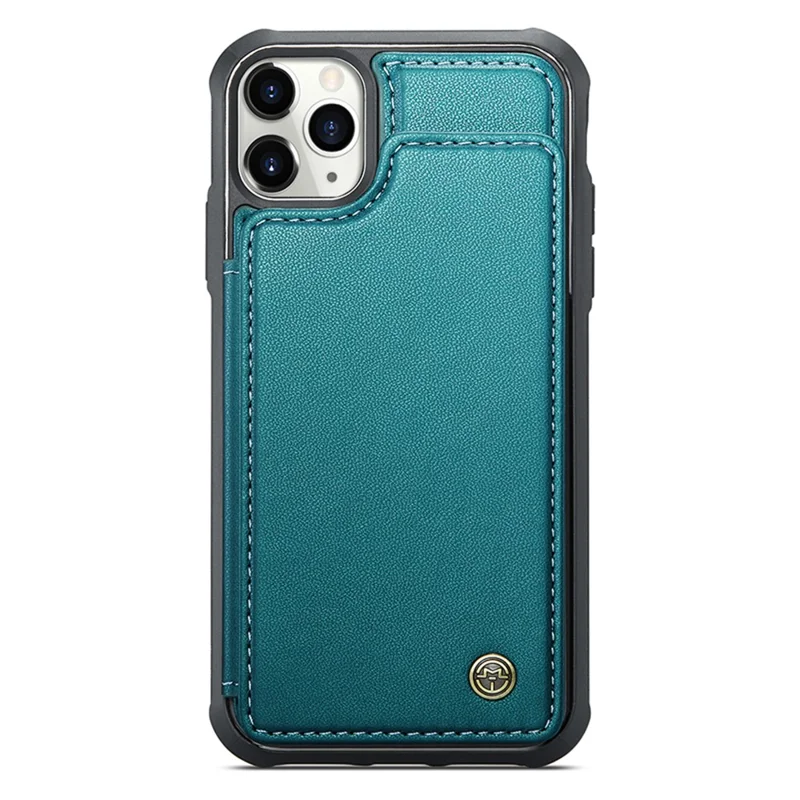For iPhone 11 Pro Phone Case CASEME C22 Leather Back Cover with RFID Blocking Card Slots - Green