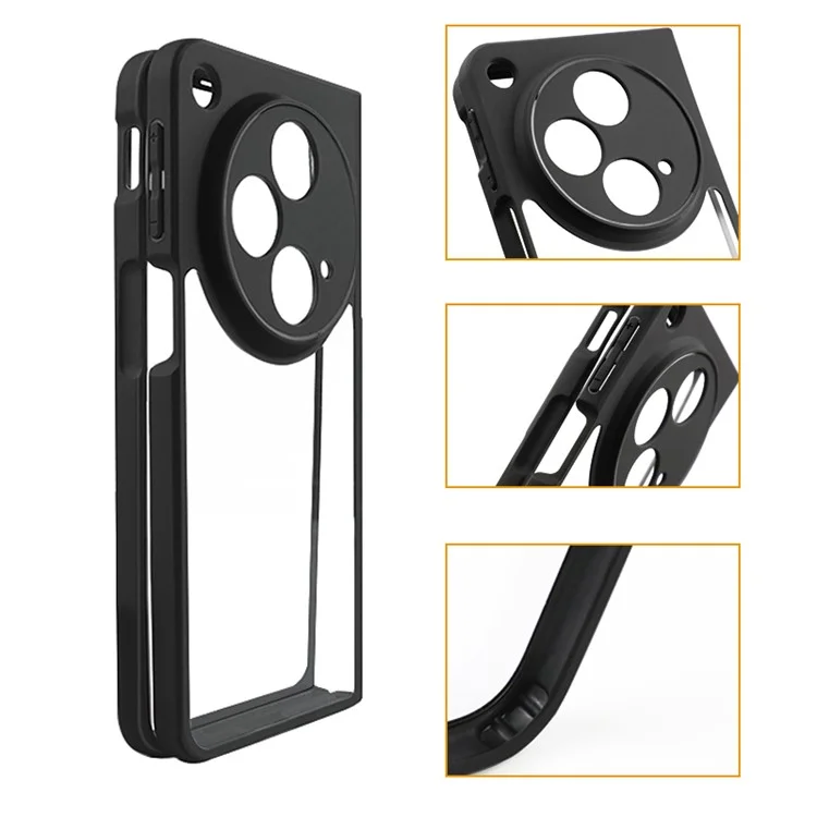 Для Oppo Find N3 5G Slim-Fit TPU + PC Clear Phone Cover Dustproof Phone Shell Case