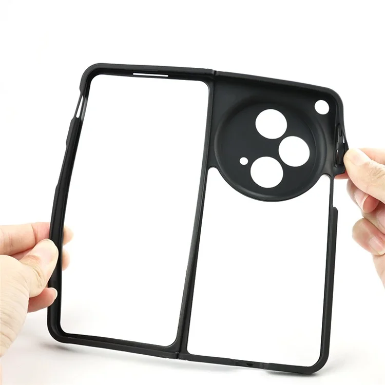 Для Oppo Find N3 5G Slim-Fit TPU + PC Clear Phone Cover Dustproof Phone Shell Case