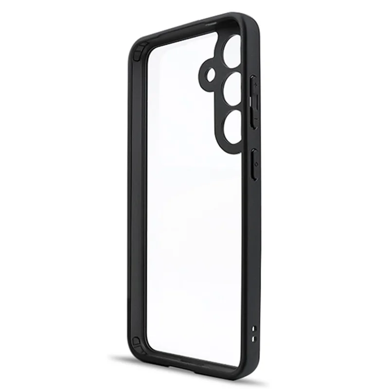 Para Samsung Galaxy S24 Capa de Smartphone Slim-Fit Resistente à Poeira Capa de PC + TPU