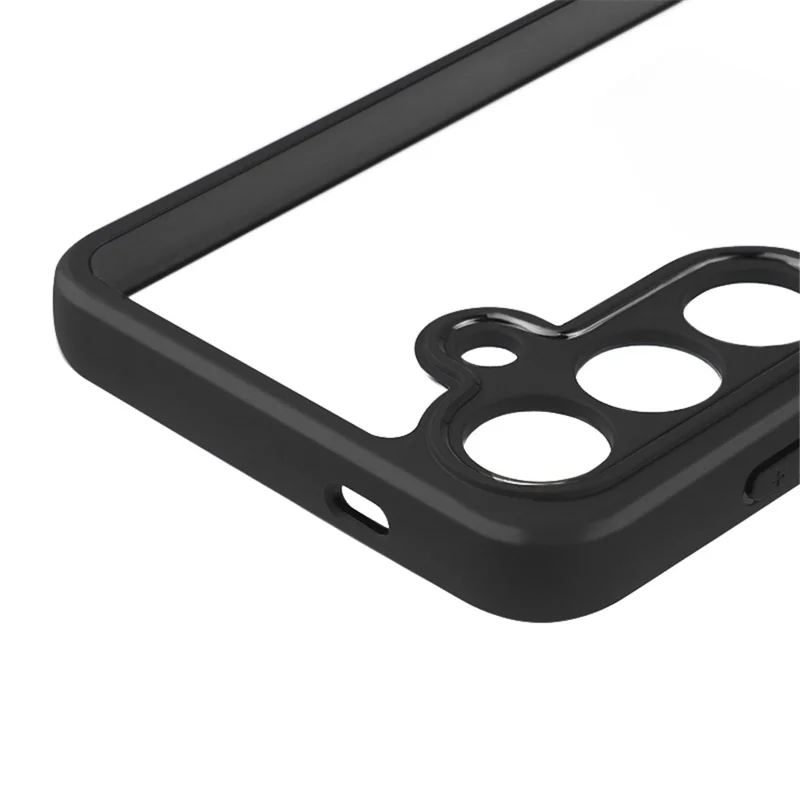 Para Samsung Galaxy S24 Capa de Smartphone Slim-Fit Resistente à Poeira Capa de PC + TPU