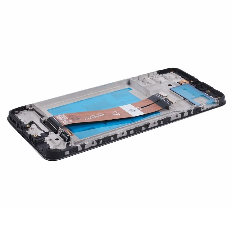 Para Samsung Galaxy A02s A025 (166.5x75.9x9.2mm) Pantalla LCD y Ensamblaje de Digitalizador de Grado C + Marco (sin Logotipo)