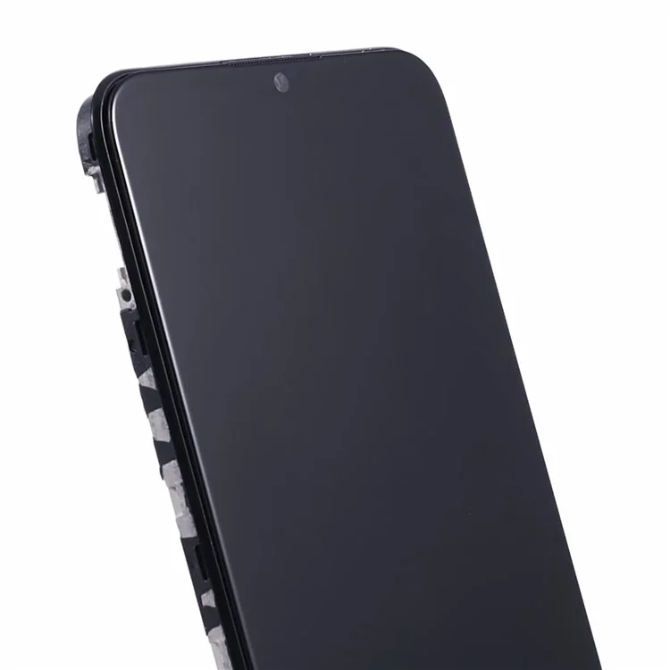Para Samsung Galaxy A02s A025 (166.5x75.9x9.2mm) Pantalla LCD y Ensamblaje de Digitalizador de Grado C + Marco (sin Logotipo)