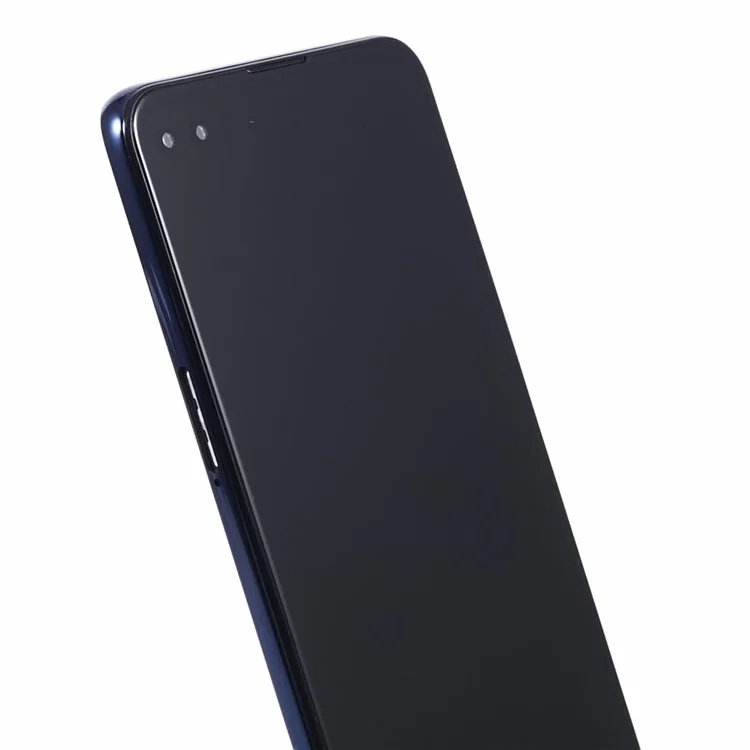 For Motorola Moto G 5G Plus XT2075 Grade B LCD Screen and Digitizer Assembly + Frame Replacement Part (without Logo) - Blue