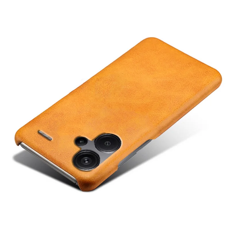 Xiaomi Redmi Note 13 Pro+ 5G-taske, kuetsstruktur af PC, anti-skrab telefonbeskyttelsesdæksel - Orange