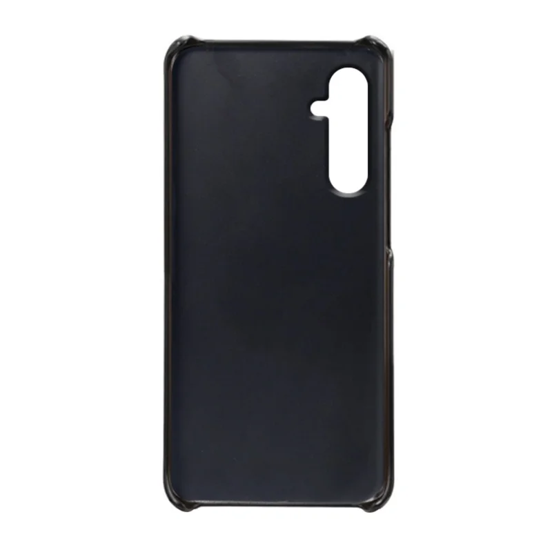 Für Samsung Galaxy S23 FE Cover Dual Card Slots PU Leder + PC Handyhülle - Schwarz