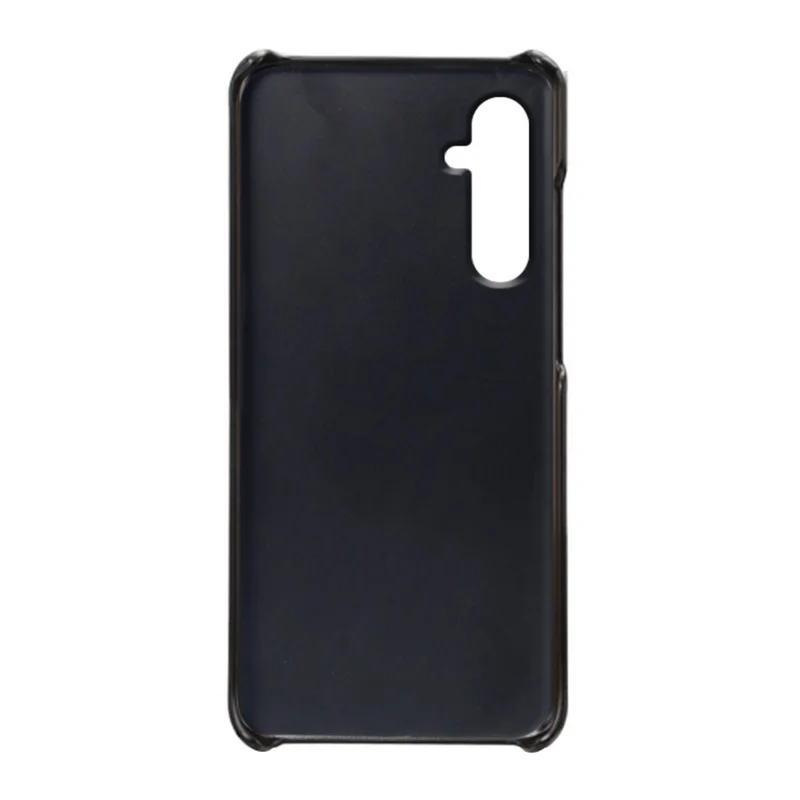 For Samsung Galaxy S23 FE Case PU Leather + PC Anti-Scratch Calf Texture Phone Cover - Black
