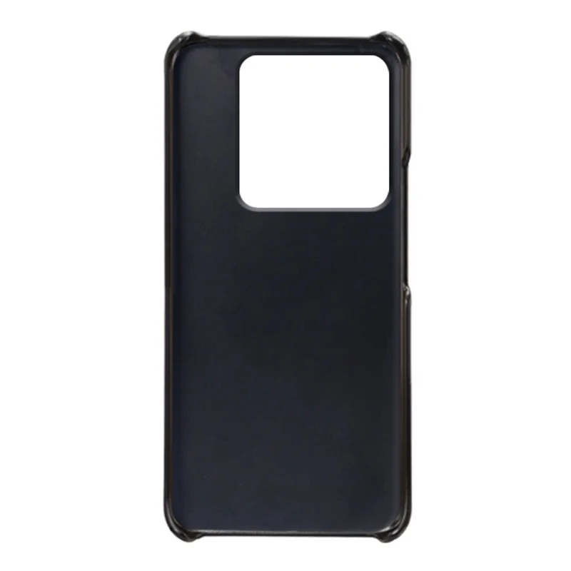 Per Xiaomi 14 Pro Case Dual Card Slots PU Leather+PC Anti-drop Phone Cover - Nero