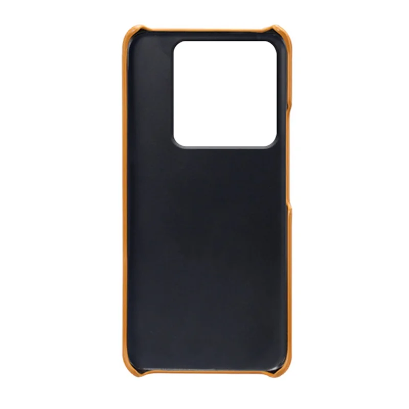 For Xiaomi 14 Pro Slim-Fit PU Leather + PC Calf Texture Case Protective Phone Cover - Orange