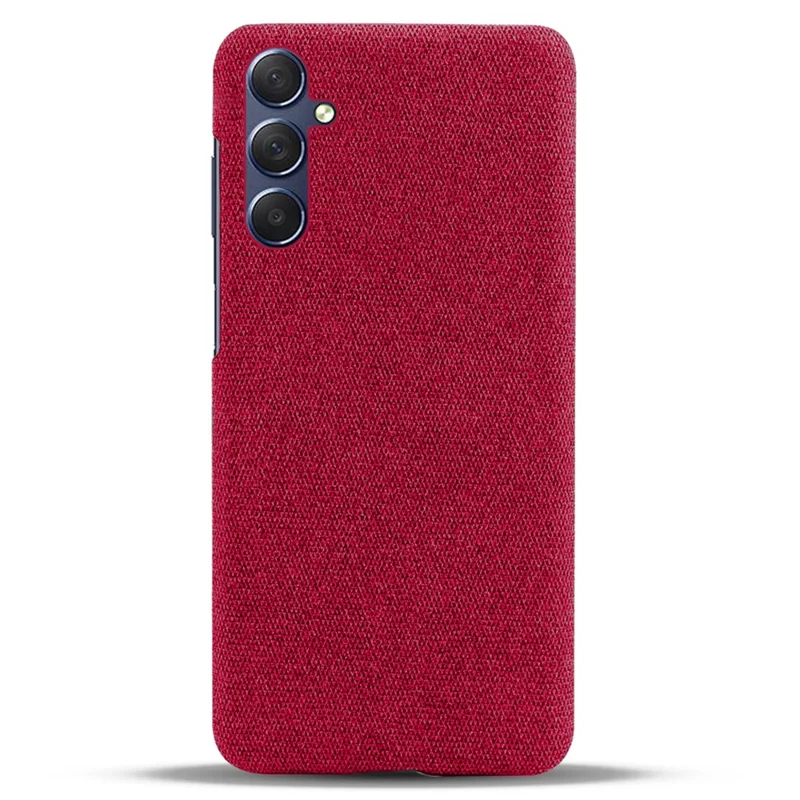 Shockproof Cover for Samsung Galaxy A05s 4G Case Cloth+PC Cell Phone Shell - Red