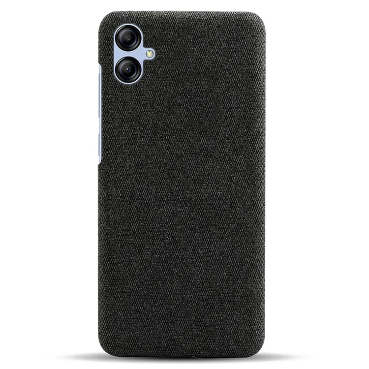 Custodia per Smartphone Samsung Galaxy A05 4G Caso Antipolvere Tessuto+Guscio in PC - Nero