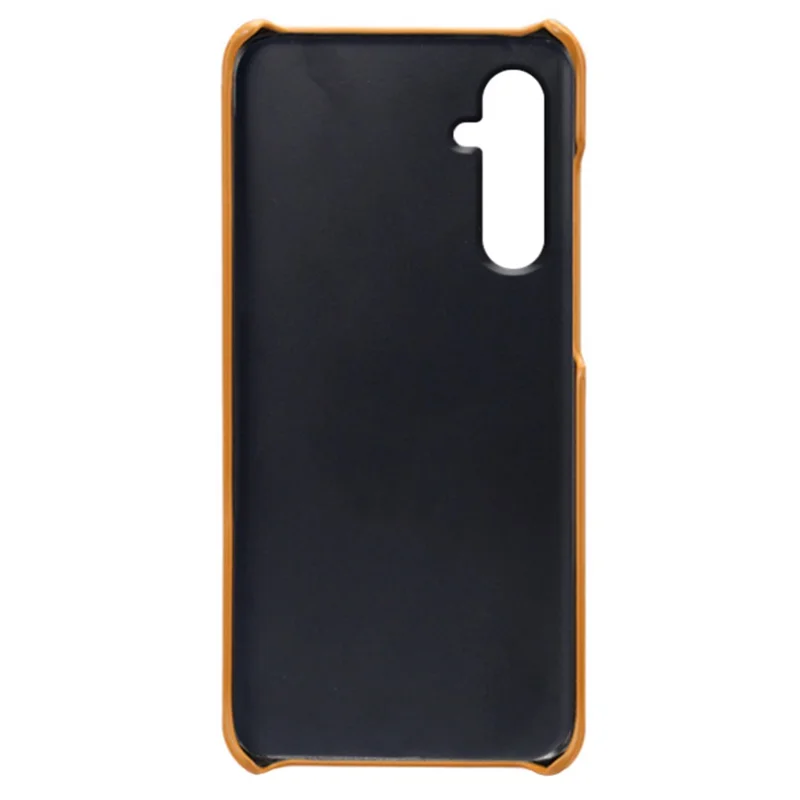 For Samsung Galaxy A05s 4G Case PU Leather + PC Cover Case Ultra-Thin Calf Texture Phone Shell - Orange