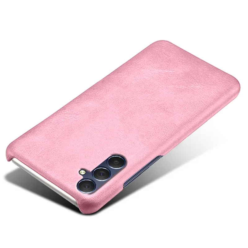 For Samsung Galaxy A05s 4G Case PU Leather + PC Cover Case Ultra-Thin Calf Texture Phone Shell - Rose Gold