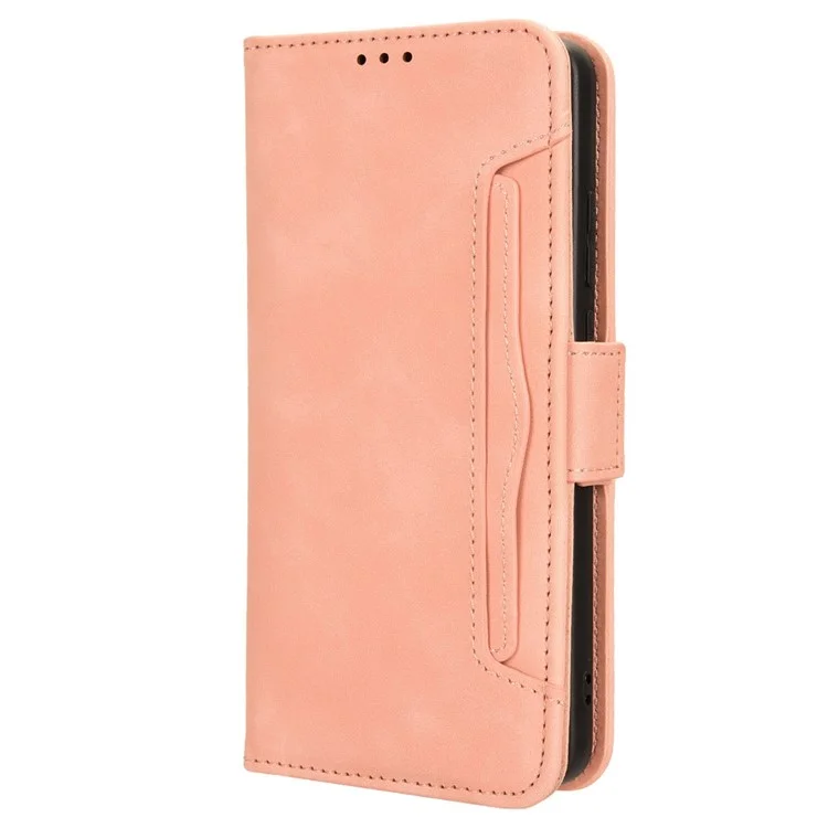 Per Oppo A79 5G / A2 5G / OnePlus Nord N30 SE 5G Custodia Slot per Più Carte Portafoglio in Pelle Copertura del Telefono - Rosa
