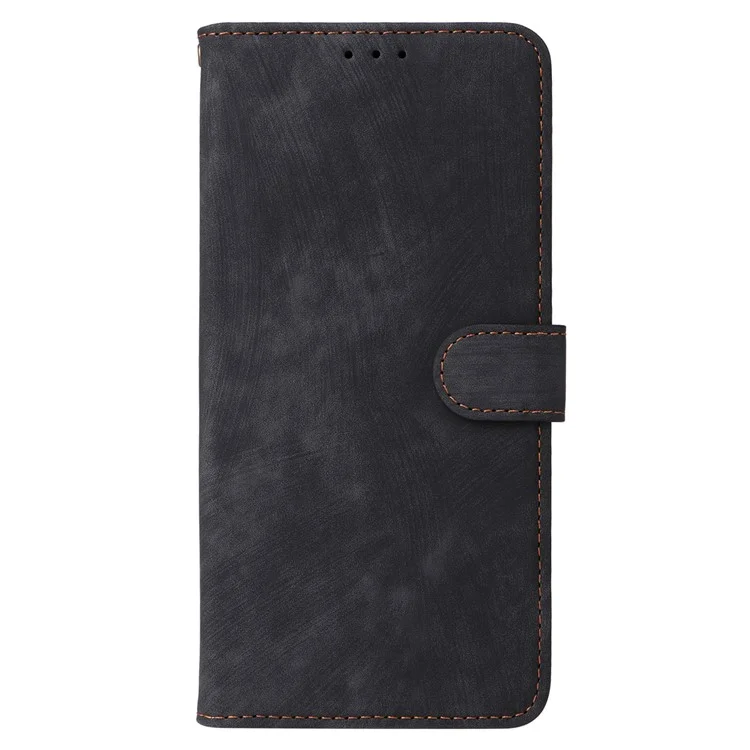 For Honor Magic6 Lite 5G / X9b 5G / X50 Case RFID Blocking Leather Wallet Phone Protection Cover with Strap - Black