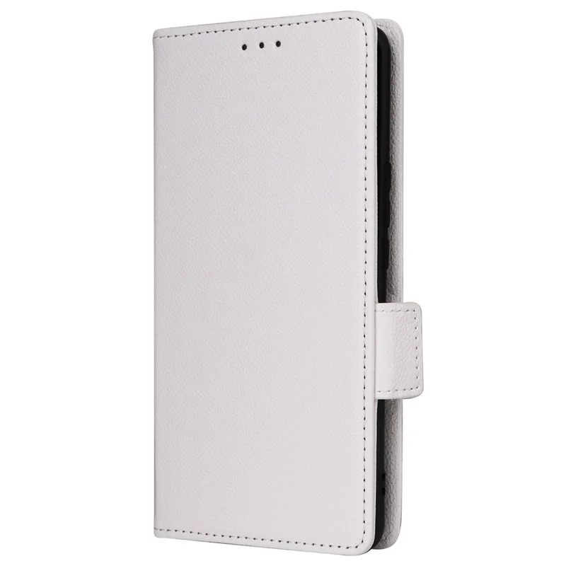 For Honor Magic6 Lite 5G / X9b 5G / X50 Cover PU Leather Wallet Cell Phone Case with Strap - White