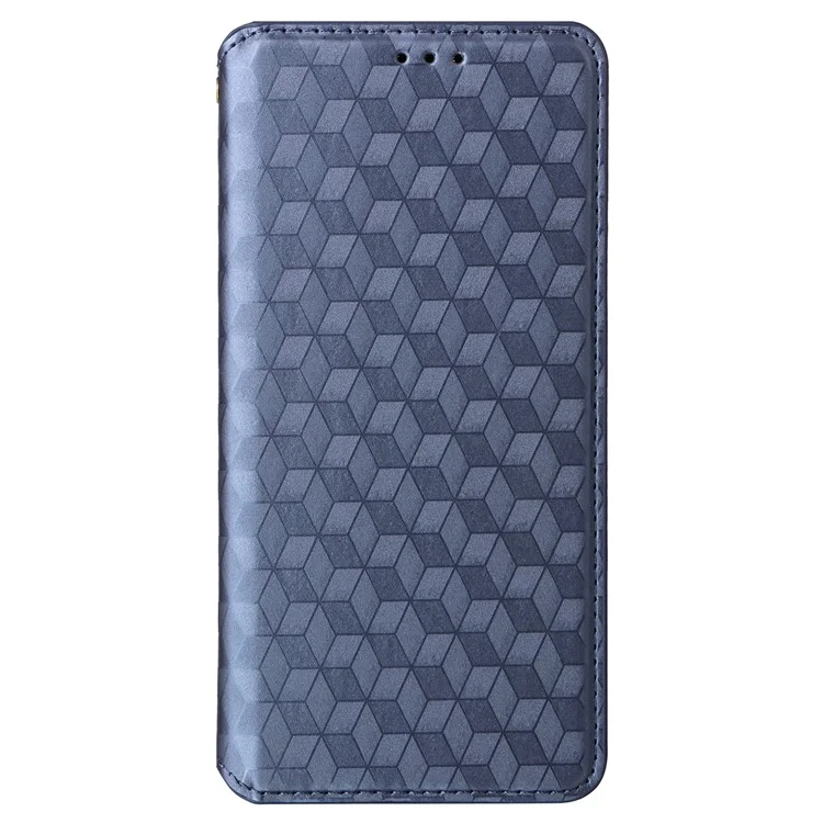 For Umidigi A15 / A15C Leather Cover Magnetic Cell Phone Case Wallet - Blue