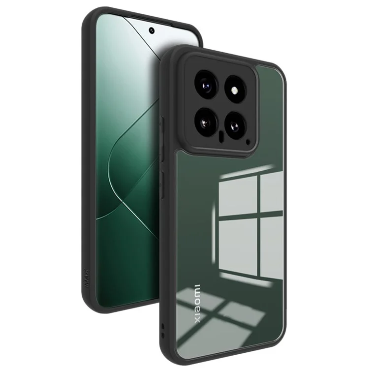 Étui pour smartphone Xiaomi 14 de la série IMAK UX-9A, coque de protection en TPU + PC transparent