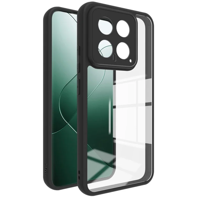 Étui pour smartphone Xiaomi 14 de la série IMAK UX-9A, coque de protection en TPU + PC transparent