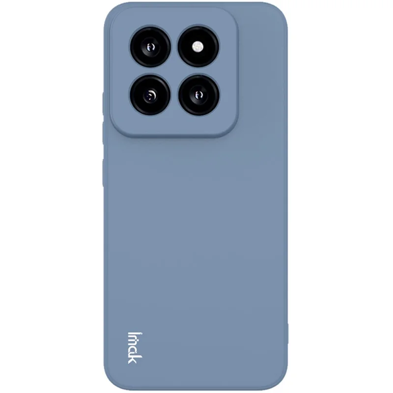 IMAK UC-4 Series Phone Case for Xiaomi 14 Pro Straight Edge Phone Shell TPU Back Cover - Blue