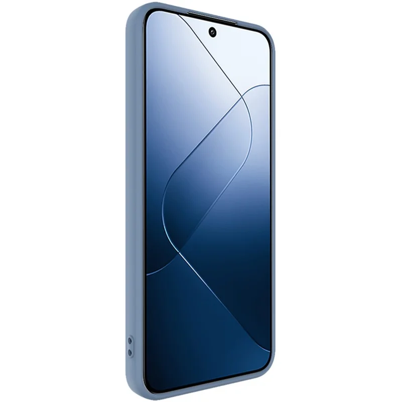 IMAK UC-4 Series Phone Case for Xiaomi 14 Pro Straight Edge Phone Shell TPU Back Cover - Blue