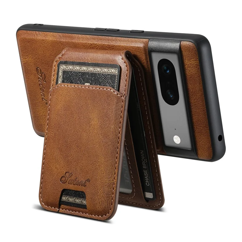 SUTENI H15 For Google Pixel 7a Phone Case Detachable 2-in-1 Magnetic Cover - Black