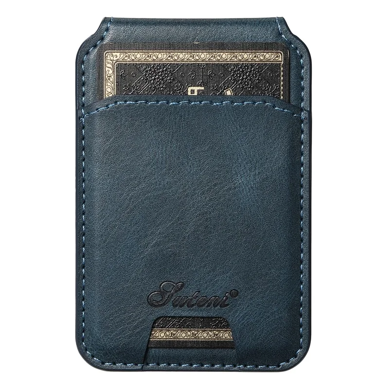 SUTENI H15 For Google Pixel 6 Magnetic Cover Detachable Card Holder Kickstand Phone Case - Blue