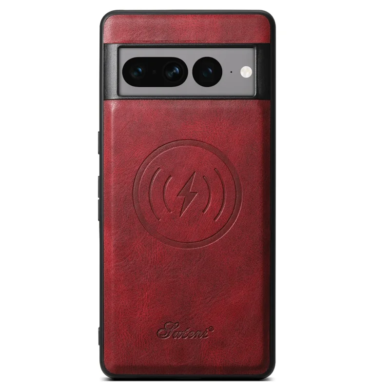 SUTENI H15 For Google Pixel 8 Pro Case 2-in-1 Magnetic Detachable Phone Cover with Card Holder - Red