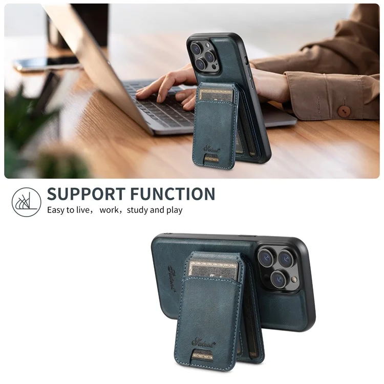 SUTENI H15 For iPhone 13 Pro Max Case Detachable Phone Cover Compatible with Magsafe - Blue