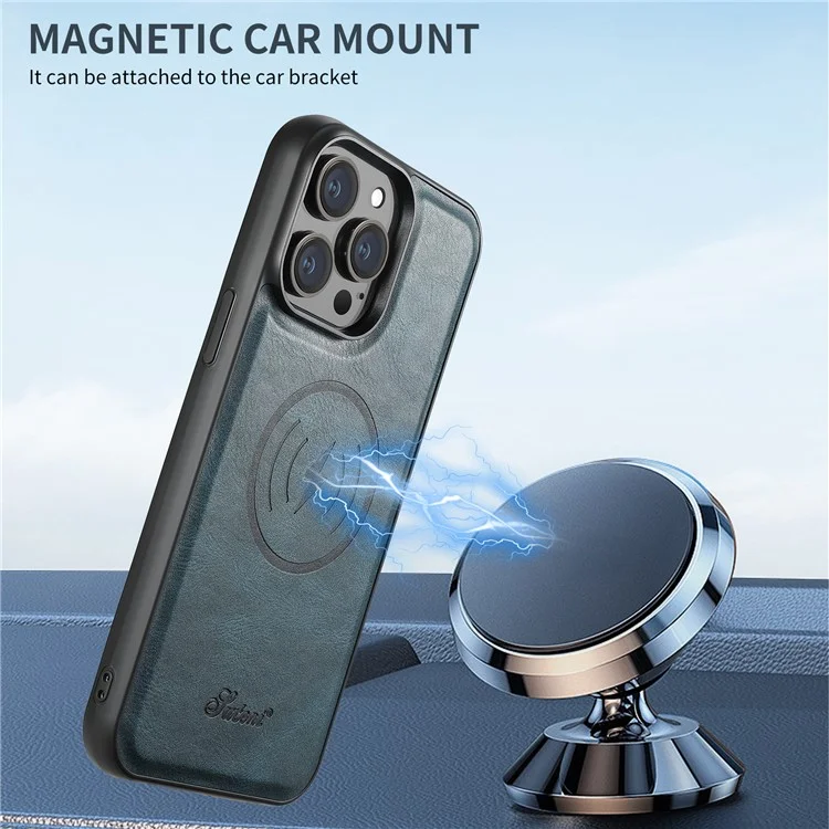 SUTENI H15 For iPhone 15 Pro Max Case Compatible with Magsafe Detachable Phone Cover - Blue