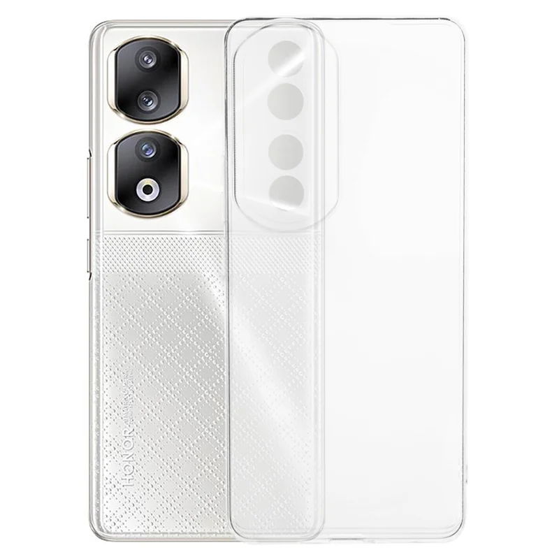 Anti-Drop Slim Case for Honor 90 Pro Clear Case Precise Cutout TPU Phone Cover