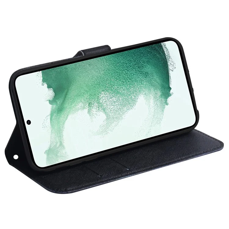 Custodia Portafoglio Anti-Drop per Samsung Galaxy S24+ Custodia con Stampa a Motivi in Pelle PU Flip Cover - Panda
