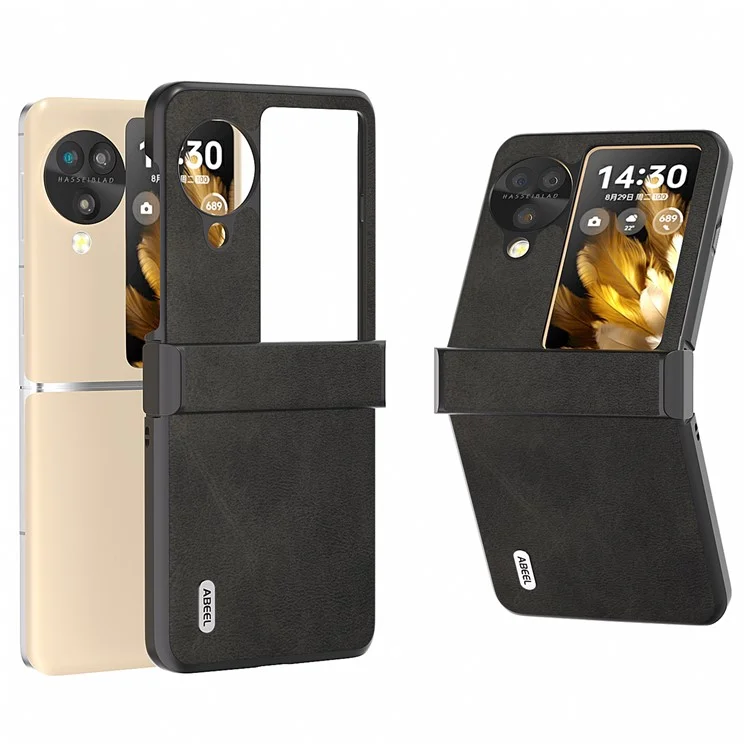 ABEEL Für Oppo Find N3 Flip 5G Hülle Slim Fit Schutzhülle - Schwarz