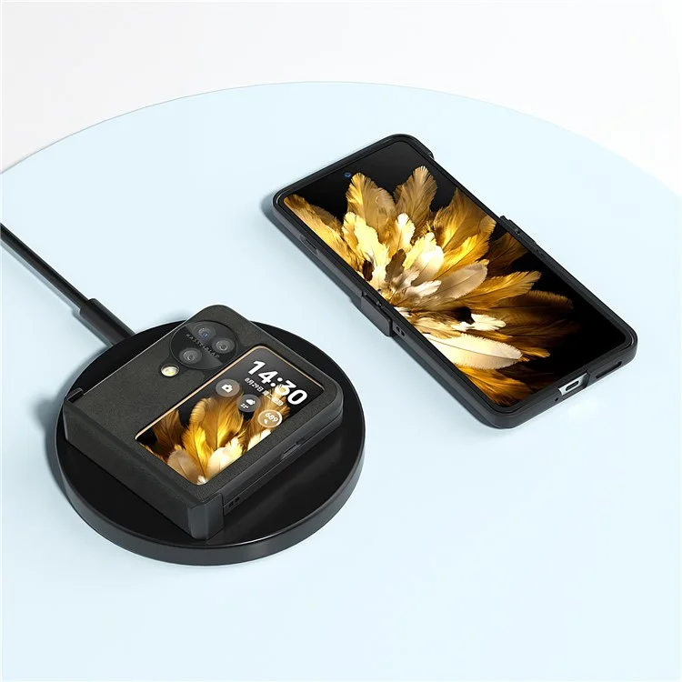 ABEEL Für Oppo Find N3 Flip 5G Hülle Slim Fit Schutzhülle - Schwarz