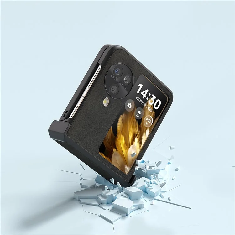 ABEEL Für Oppo Find N3 Flip 5G Hülle Slim Fit Schutzhülle - Schwarz