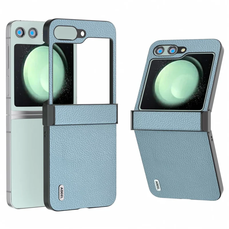 ABEEL For Samsung Galaxy Z Flip5 5G Phone Case Hinge Protection Ultra-thin Shell Cover - Baby Blue