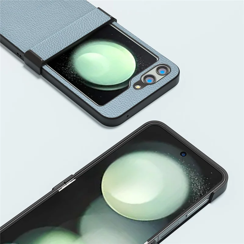 ABEEL For Samsung Galaxy Z Flip5 5G Phone Case Hinge Protection Ultra-thin Shell Cover - Baby Blue