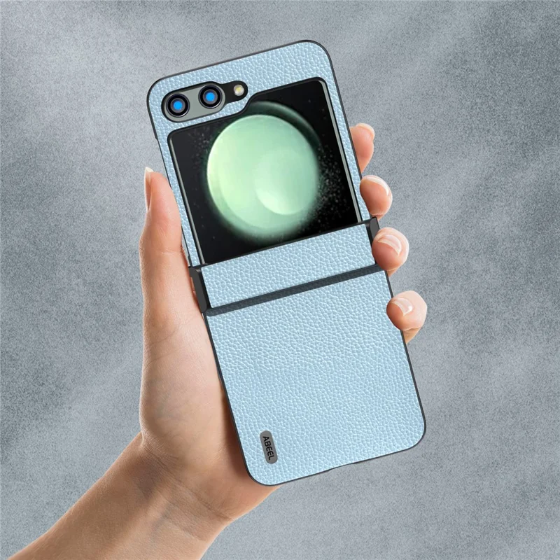ABEEL For Samsung Galaxy Z Flip5 5G Phone Case Hinge Protection Ultra-thin Shell Cover - Baby Blue