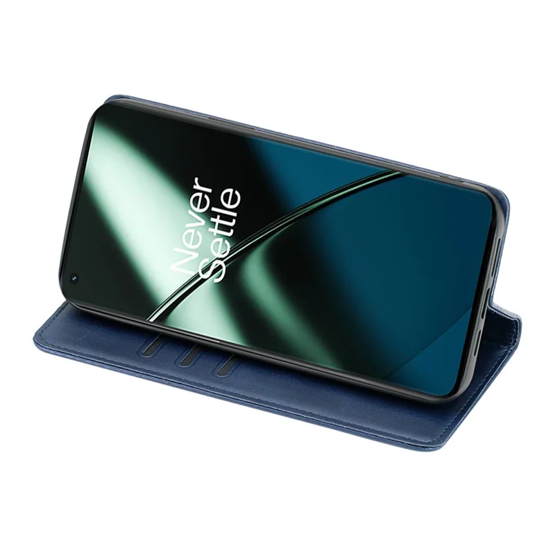 For OnePlus Ace 2 Pro 5G Case Magnetic Auto Closing Leather Wallet Cover - Sapphire