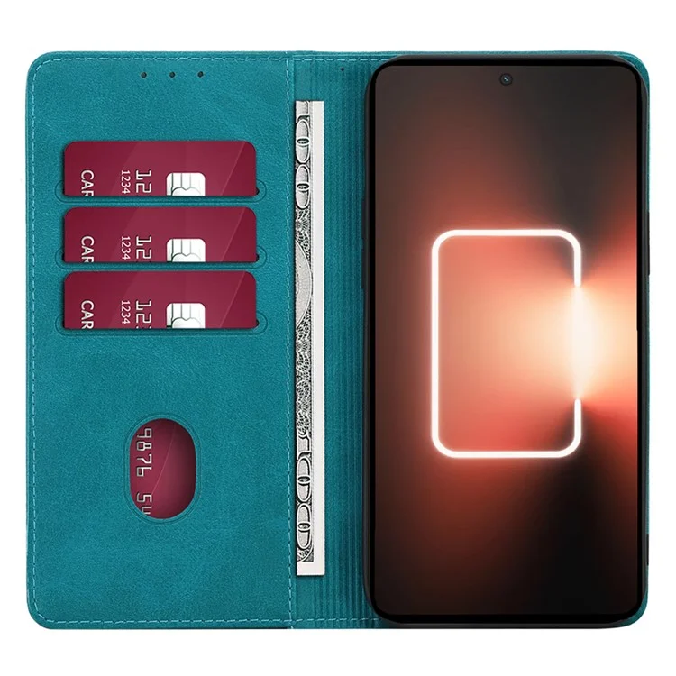 Para Realme 11x 5G / Realme 11 5G (Global) Case Calf Texture Wallet Stand Leather Cover - Baby Blue