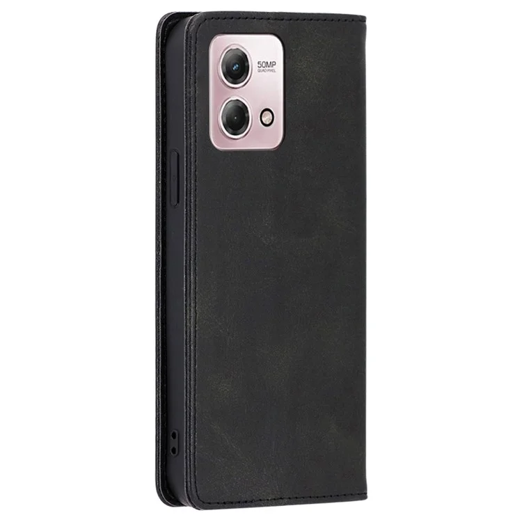 Para Motorola Moto G Stylus (2023) Capa de Couro Carteira Suporte Capa de Telefone Celular - Preto