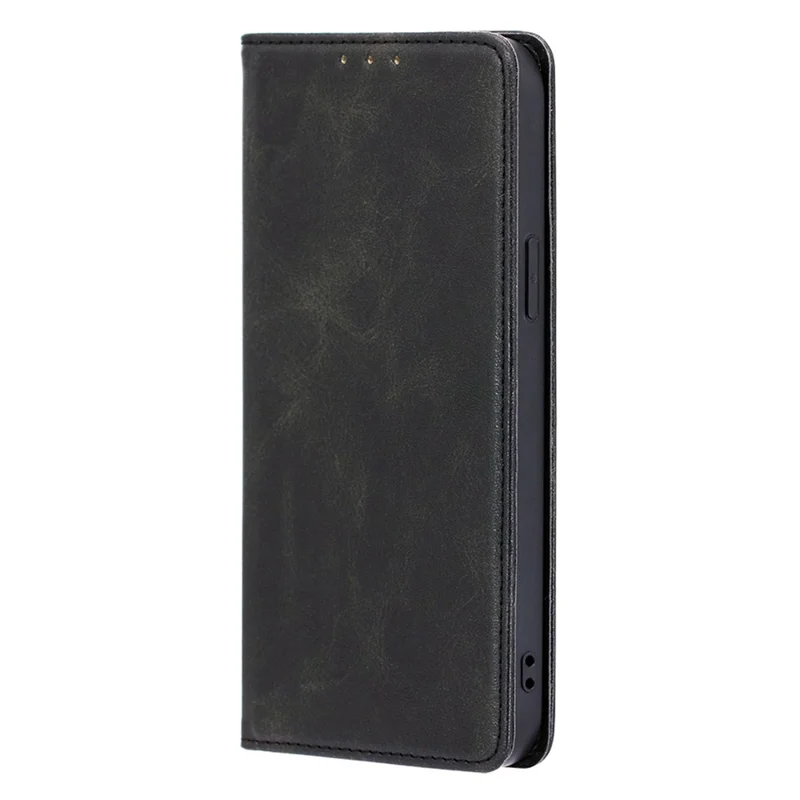 For Sony Xperia 5 V Case Magnetic Closure Wallet Leather Cover - Black